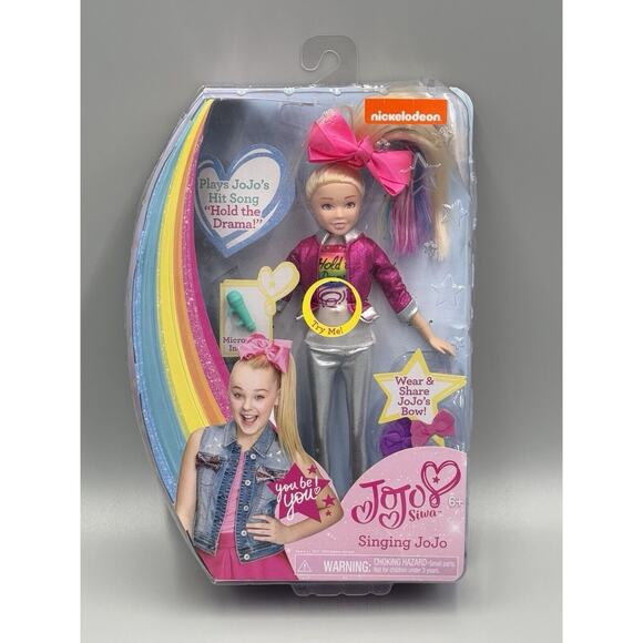 Nickelodeon JoJo Siwa Hold the Drama Fashion 10 " Singing Doll READ DETAILS - Picture 1 of 7